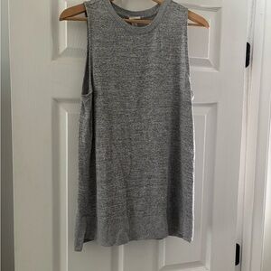 Gray Sleeveless Women's Top